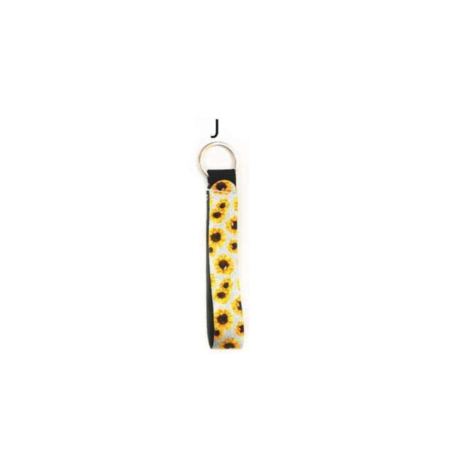 Wholesale 10PCS Neoprene Stripe Print Wrist Keychain